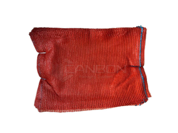 Fruit plastic mesh bags red