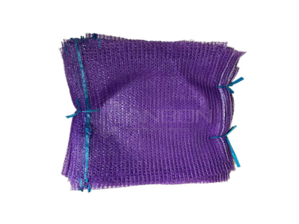 HPDE Bolsas de Malla Raschel Individual para Fruta - Morado