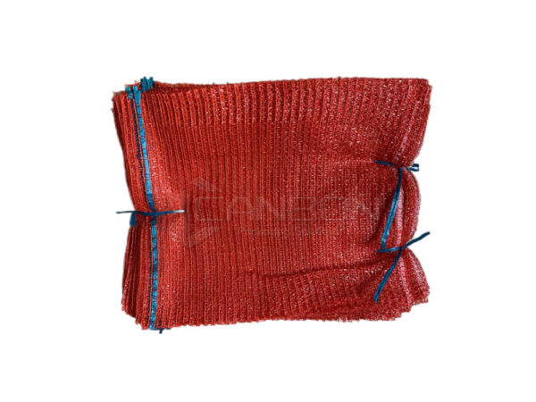 HPDE Raschel Mesh Bags Single for Fruit - Red