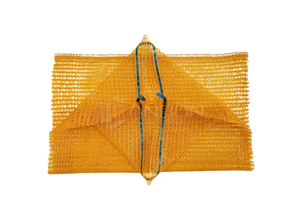 Orange - HPDE Raschel Mesh Bag Single