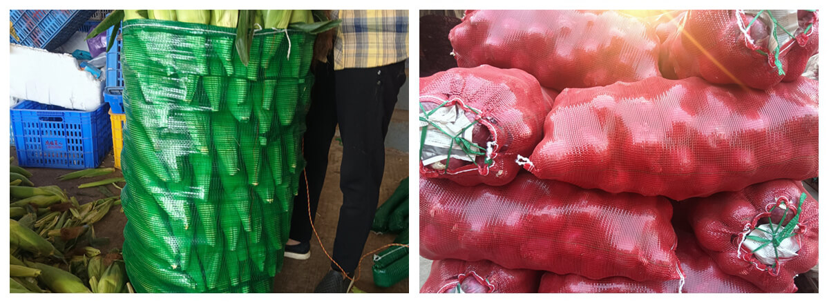 Raschel Mesh Bags for Vegetables