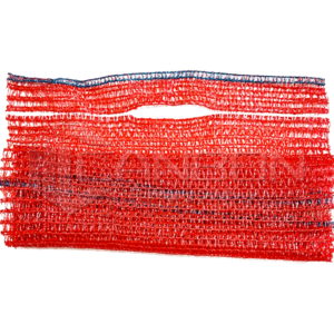 raschel mesh bags with handle - Red