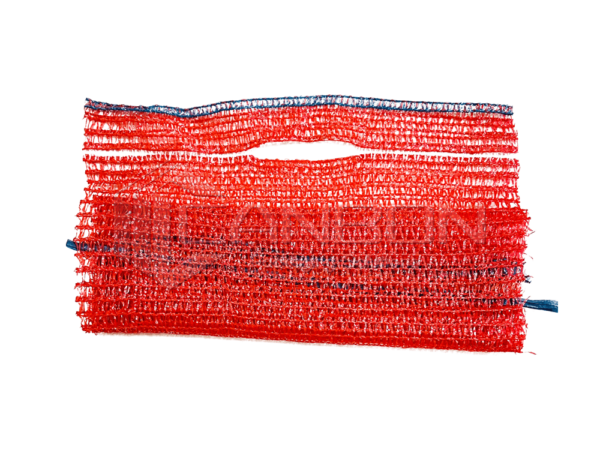 raschel mesh bags with handle - Red