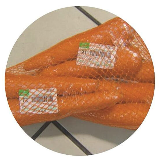 Application - net packaging for vegetables